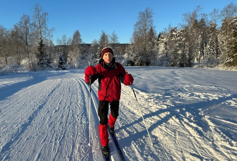 Finn Bjørnar på ski